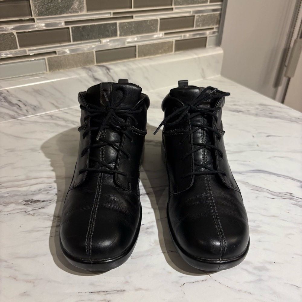 Ecco Gor-Tex boots women’s leather ankle boots - Picture 3 of 15